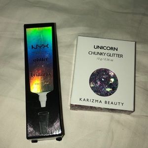 NYX Glitter Glue and Unicorn Glitter